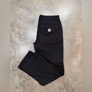 Carhartt Black Double Knee Utility Work Pants